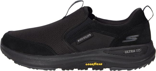 Skechers Mens Go Walk Outdoor-Athletic Slip-on Trail Hiking Shoes with Air Cooled Memory Foam Sneaker