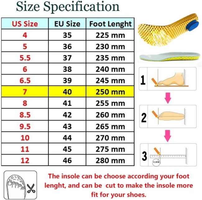XINIFOOT 3 Pairs Elastic Shock Absorbing Shoe Insoles Breathable Honeycomb Sneaker Inserts Sports Shoe Insole Replacement Insoles for Men