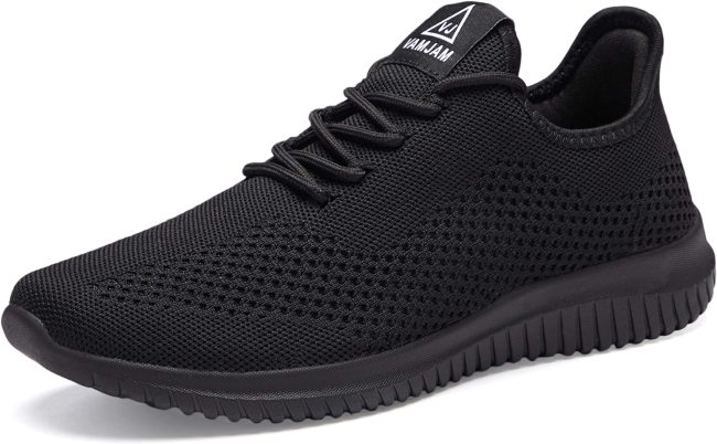 VAMJAM Mens Running Shoes Ultra Lightweight Breathable Walking Shoes Non Slip Athletic Fashion Sneakers Mesh Workout Casual Sports Shoes