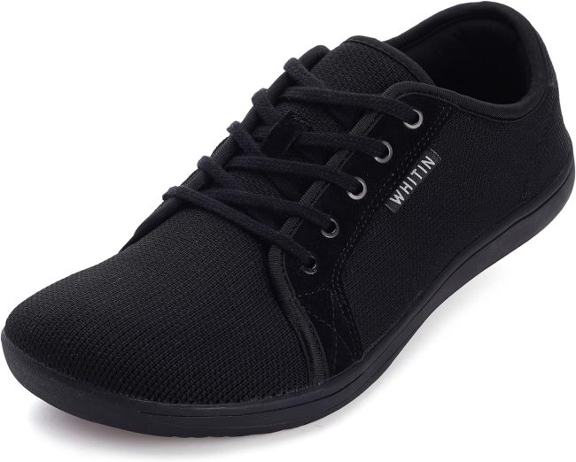 WHITIN Mens Wide Minimalist Barefoot Sneakers | Zero Drop Sole | Optimal Relaxation